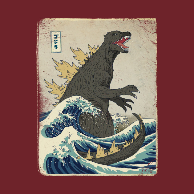 The Great Godzilla Kanagawa