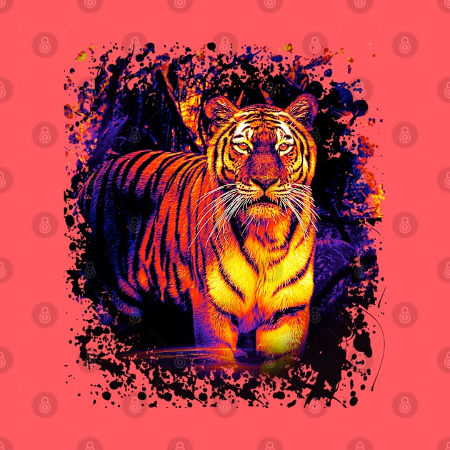 Power Tiger - Your rainbow animal guide by Cimbart