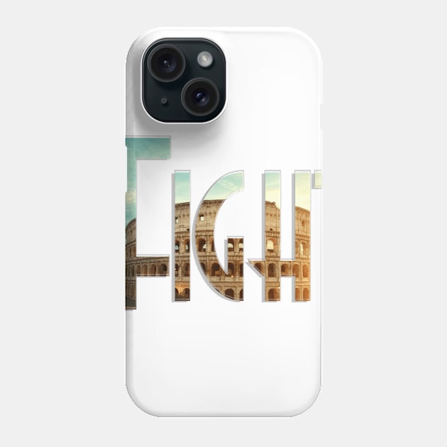 Fight Phone Case by afternoontees