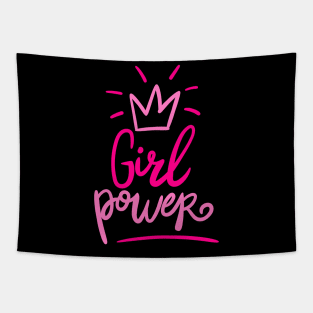 All Pink Fantastic Girl Power Tapestry