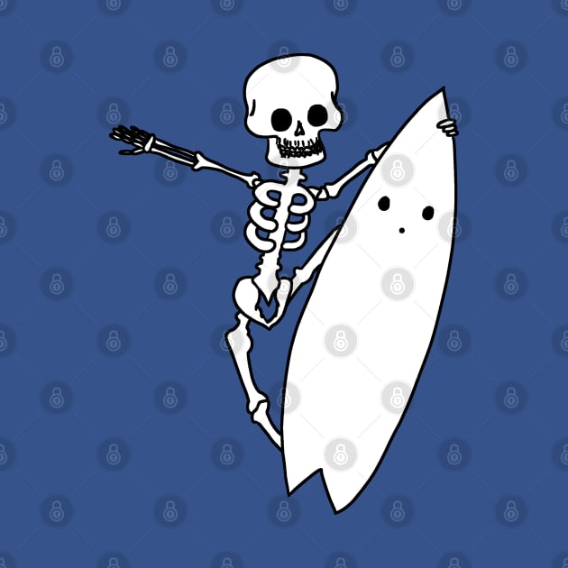 Skull Surfer by dankdesigns