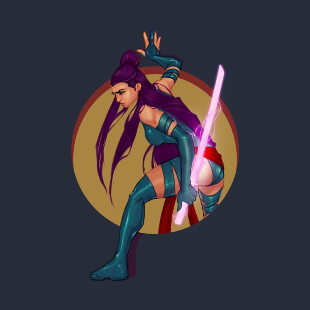 Psylocke by tattts