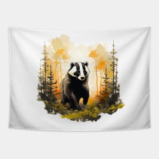 Badger Lover Tapestry