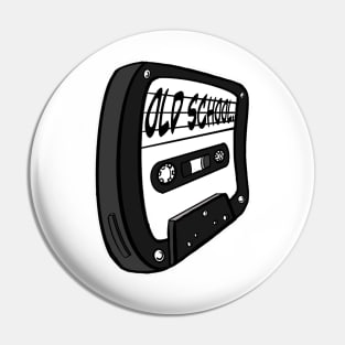 Old School Cassette Tape Pin