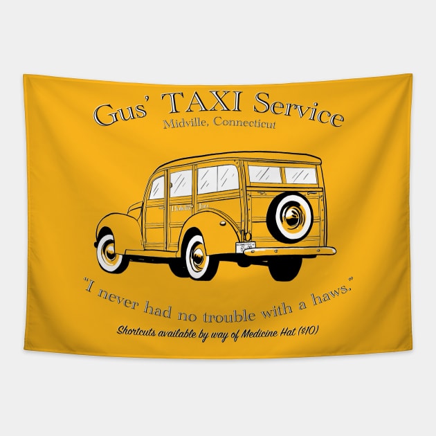 Gus' Taxi Service - Holiday Inn (1942) Tapestry by TheZaferChoice