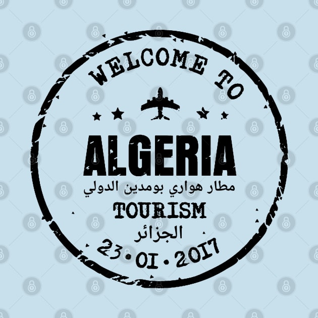 Algiers Houari Boumediene Airport passport stamp by Travellers