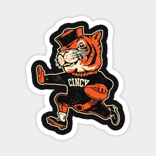 Cincinnati Reimagined Vintage Fighting Mascot Magnet