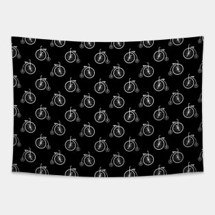 Retro Bicycle Seamless Pattern Tapestry