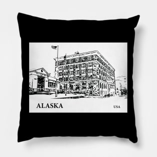 Alaska USA Pillow