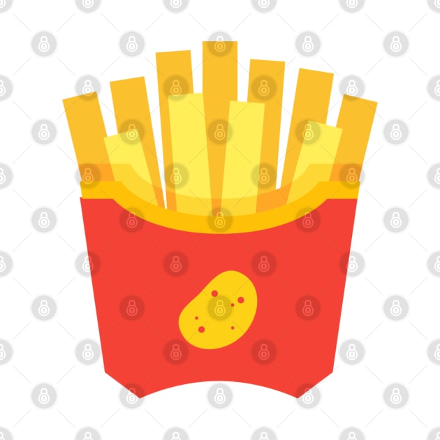 French Fries Pattern by Playful Creatives