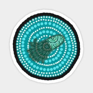 Awesome Aboriginal Dot Art Magnet