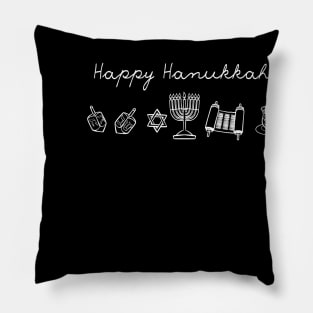 Happy Hanukkah Pillow