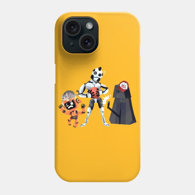 Three Robots Phone Case by ArashiC