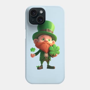 St.Patrick day leprechaun t-shirt Phone Case