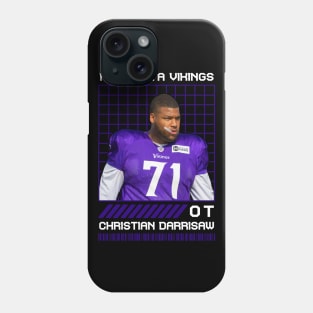 CHRISTIAN DARRISAW - OT - MINNESOTA VIKINGS Phone Case