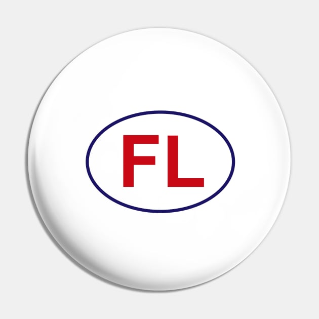 Florida State Sticker Pin by AdventureFinder