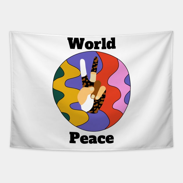 World Peace Tapestry by Claudia Williams Apparel