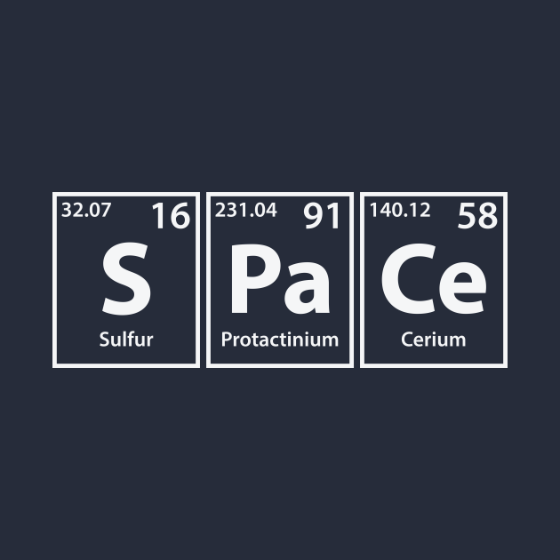 Discover Space Elements Spelling - Space - T-Shirt