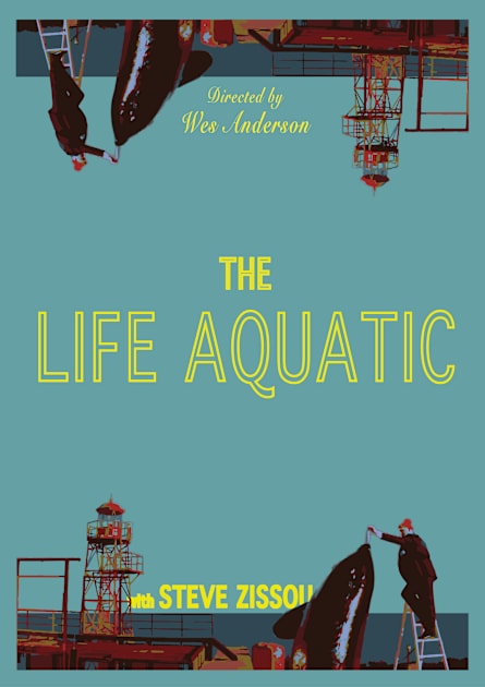 Life Aquatic by Wes Anderson Kids T-Shirt by AquaMockingbird