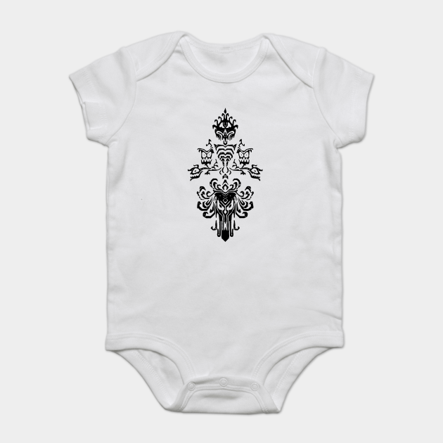 Haunted Mansion Wall Haunted Mansion Baby Bodysuit Teepublic Uk