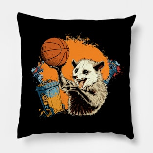 Just a possum who loves basket(s) Pillow