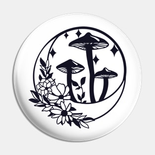 Celestial Fungi and Moon phase 5 Pin