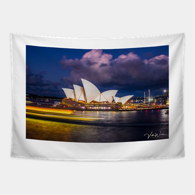 The Sydney Opera House, Sydney, NSW, Australia. Tapestry by VickiWalsh