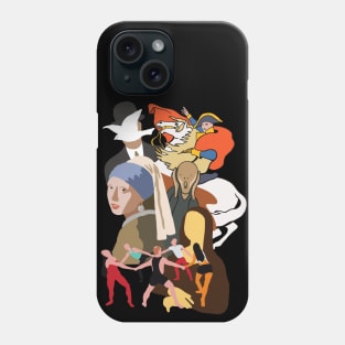 Famous Paintings Grouped Phone Case