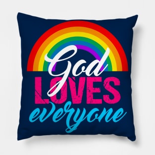 God Loves Everyone Pillow