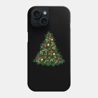 Christmas Tree Print Festive Holidays Phone Case