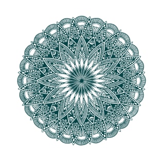 Mandala (dark teal) T-Shirt