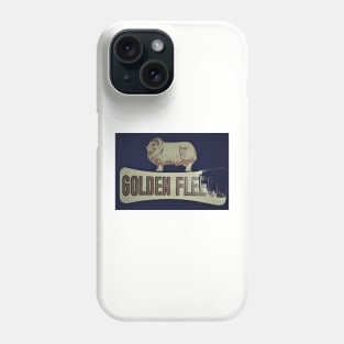 Vintage golden fleece sign Phone Case