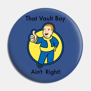Vault Boy Bobby Head Pin