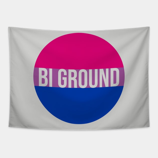 Bi Ground - Bisexual Pride Flag Tapestry by ursoleite