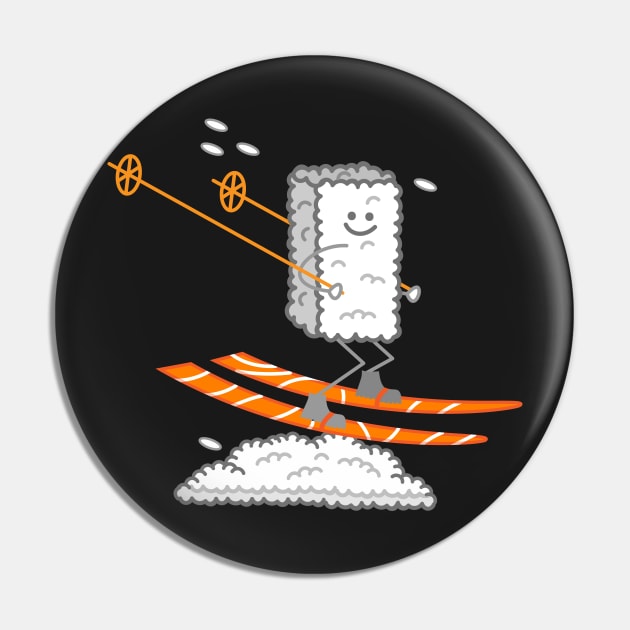 Sushi on skis - winter sports Pin by spontania