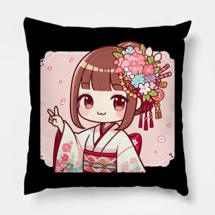Kimono Cutie Pillow