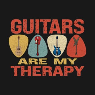 Guitars Are My Therapy T-Shirt