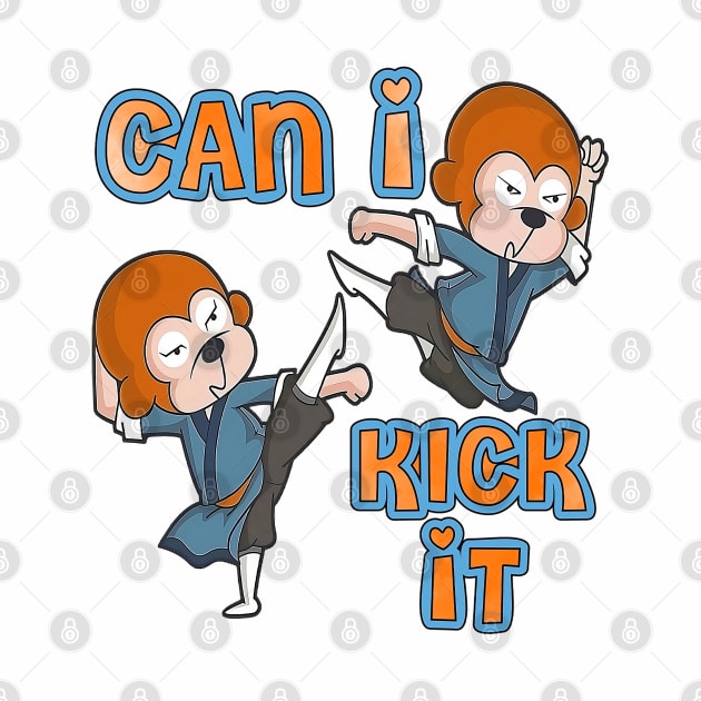 Can I Kick It - Funny Monkey Meme by Pharaoh Shop