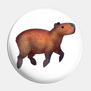 Cozy Capybara Pin