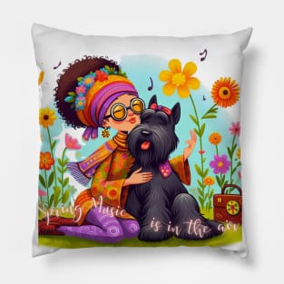 Dog Mom & Furbaby Festival Adventure Pillow