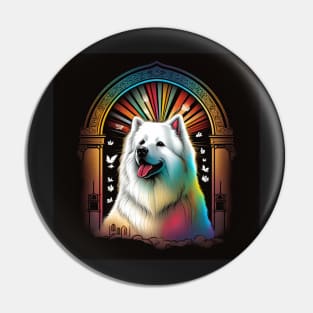 Samoyed Divine Pin