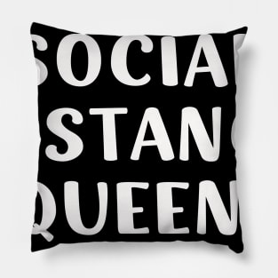 Social Distance Queen Self Quarantine Pillow