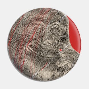 The Enigma Ape: An Uncanny Gorilla Meme Template Pin