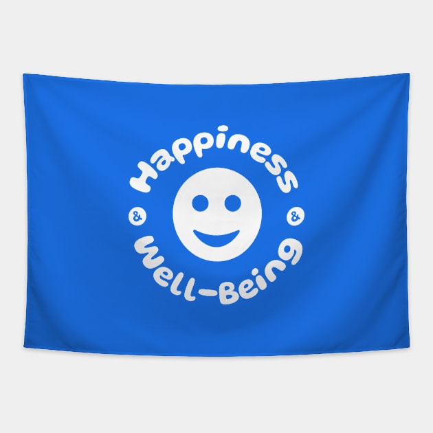 happiness & well-being Tapestry by Ageman