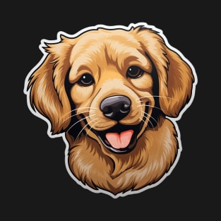 Cute Golden Retriever Dogs - Funny Golden Retriever Dog T-Shirt