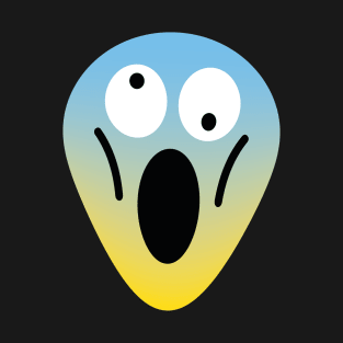 Scream Emoji Face T-Shirt