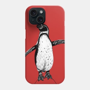 Humboldt penguin illustration Phone Case