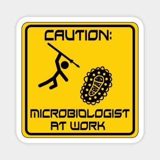 Microbiologist At Work Magnet