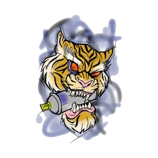 Graffiti tiger T-Shirt