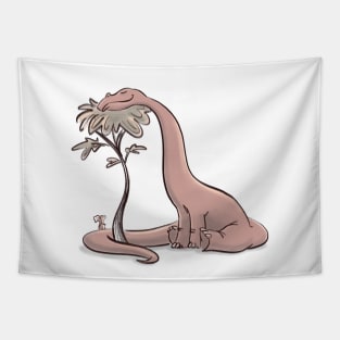 Dinosaur naps Tapestry